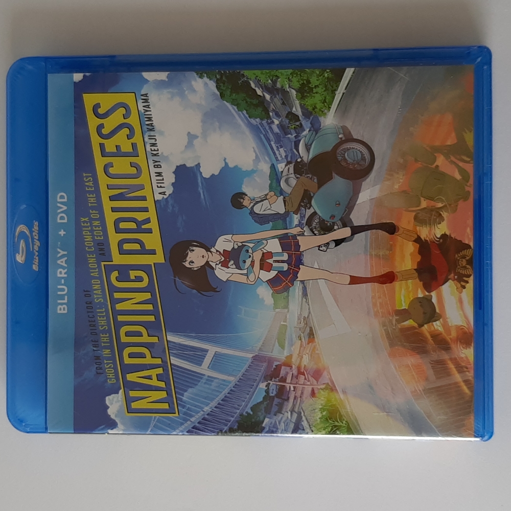 Napping Princess Blu-ray + DVD Anime Animation Sci-fi Movie New